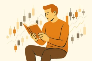 A person reading a book, which is one of the best ways to invest in yourself.