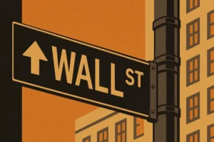 A Wall Street sign, symbolizing the world of finance and the secrets of hedge funds.